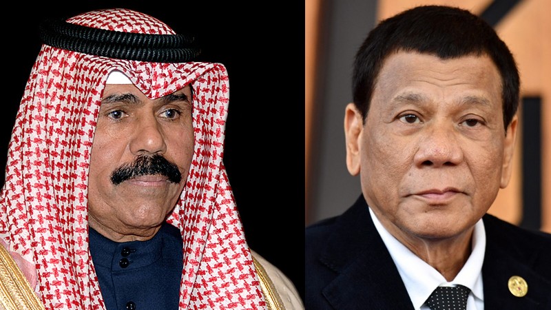 Kuwait Deputy Amir sends condolence cable to Philippines president