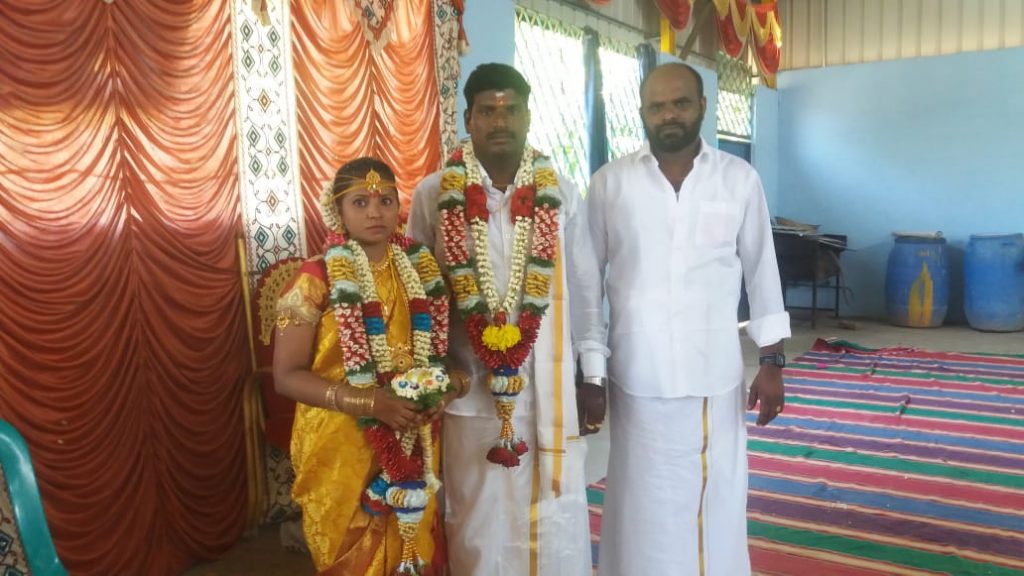 Suresh attending his brother's marriage in India. 