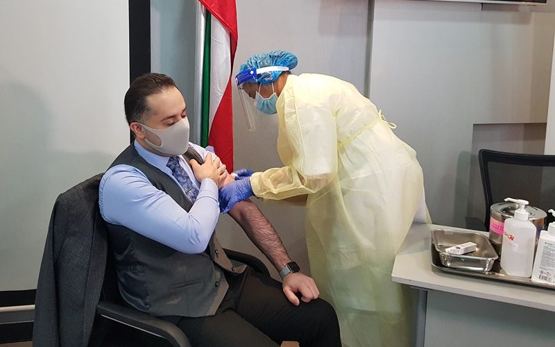 Kuwait winter flu vaccine