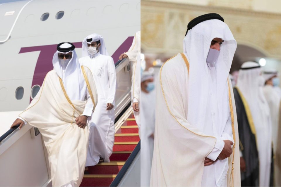 Qatar amir attended funeral of Kuwait Amir